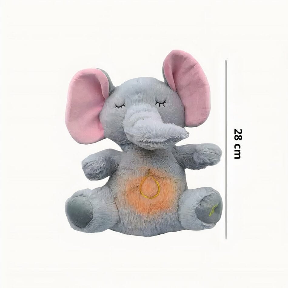 Rustgevende Ademende Olifant Knuffel Ultra Zacht Huidvriendelijk De Knuffel