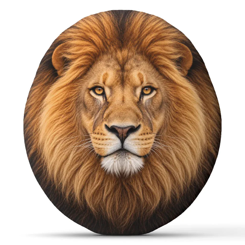 Safari Leeuw Knuffelkussen | Liggende Leeuw Sierkussen De Knuffel