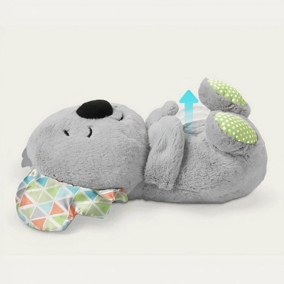 Schattige Ademende Koala Knuffel Met Kalmerende Ademhaling Nabootst De Knuffel