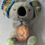 Schattige Ademende Koala Knuffel Met Kalmerende Ademhaling Nabootst De Knuffel
