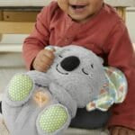 Schattige Ademende Koala Knuffel Met Kalmerende Ademhaling Nabootst De Knuffel