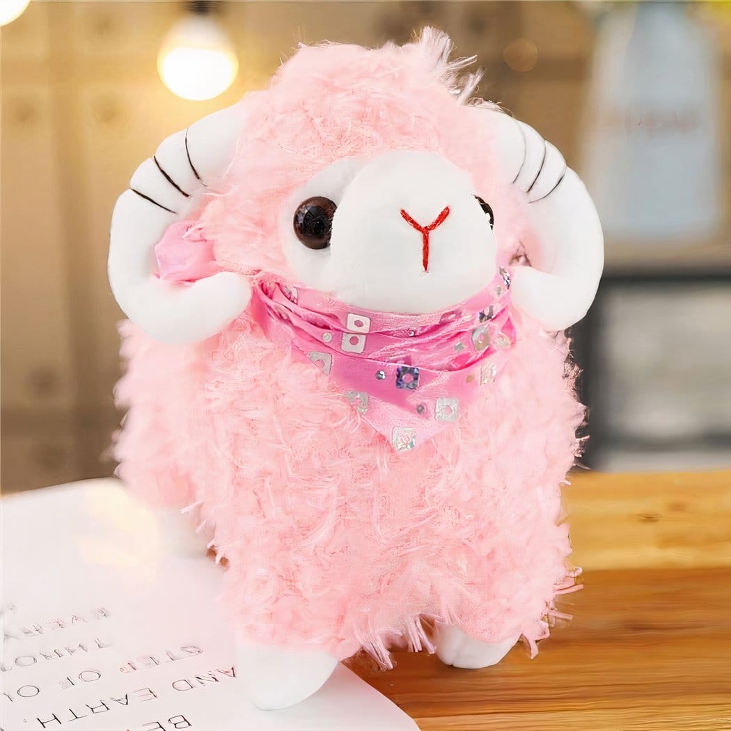 Schattige Geit Knuffel Zachte Boerderijknuffel Voor Meisjes De Knuffel roze