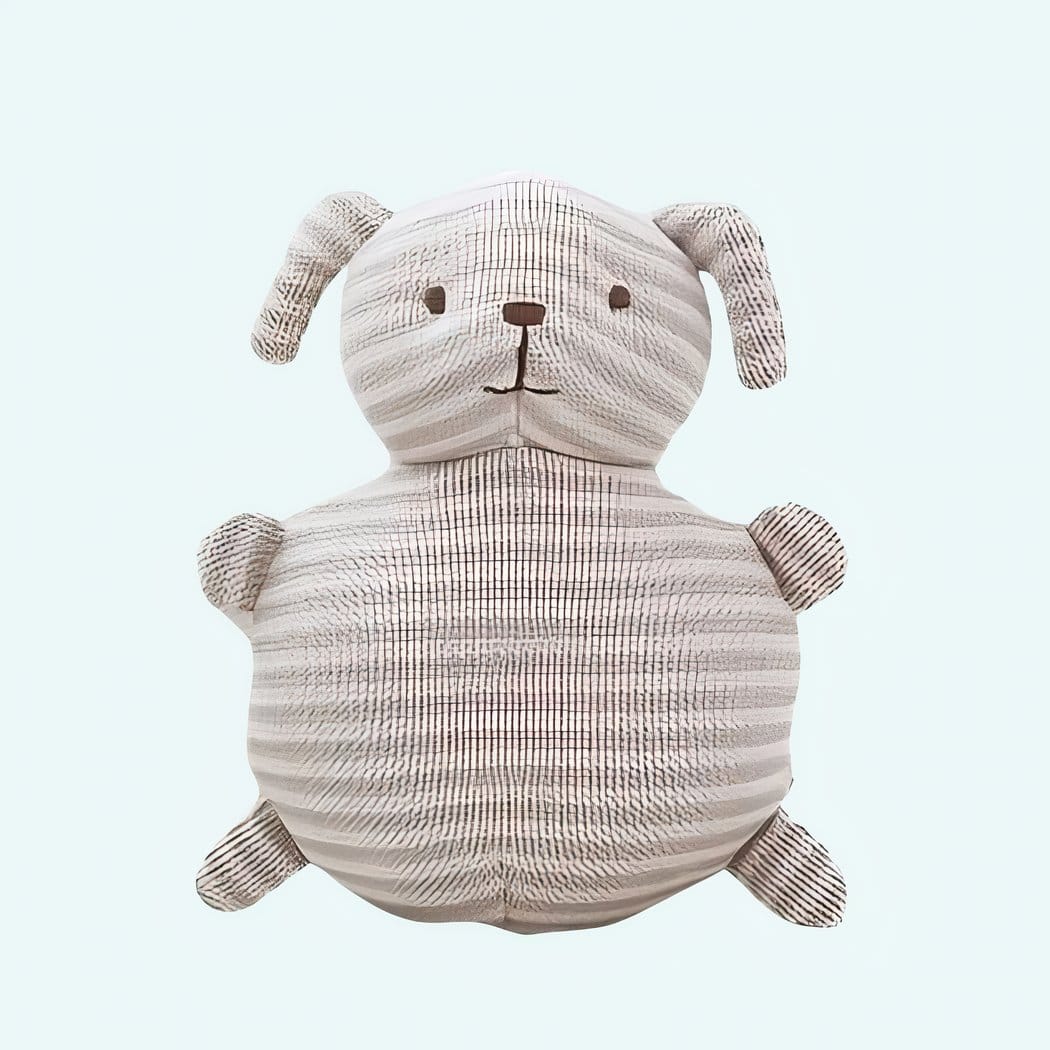 Schattige Hondenknuffel Met Zachte Vulling En Lachend Gezicht De Knuffel
