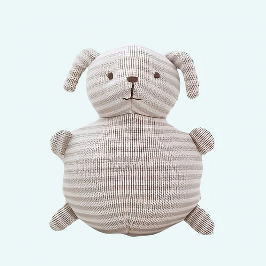 Schattige Hondenknuffel Met Zachte Vulling En Lachend Gezicht De Knuffel