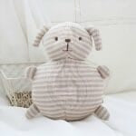Schattige Hondenknuffel Met Zachte Vulling En Lachend Gezicht De Knuffel