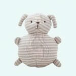 Schattige Hondenknuffel Met Zachte Vulling En Lachend Gezicht De Knuffel