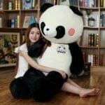 Schattige Reuzen Panda Knuffel Met Fluweelachtige Vacht De Knuffel