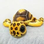 Schildpad Knuffel Kussen met Grote Ogen van Katoen De Knuffel