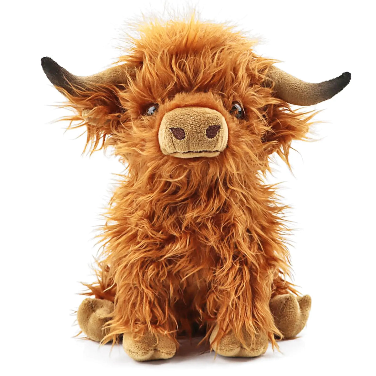 Schotse Hooglander Knuffel 25 cm | Realistische Pluche Koe De Knuffel