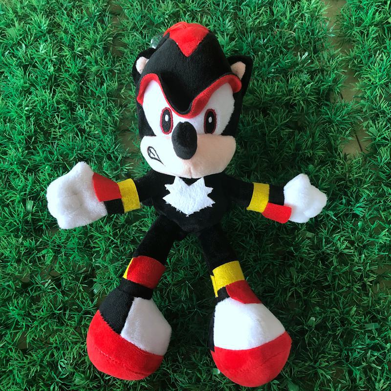 Shadow de Sonic Knuffel Egel in Zwart Kostuum De Knuffel