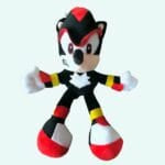 Shadow de Sonic Knuffel Egel in Zwart Kostuum De Knuffel