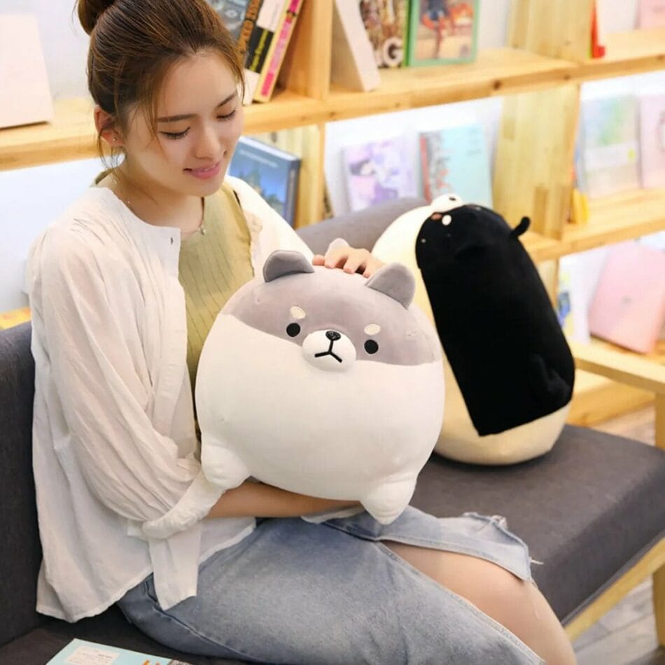 Shiba Inu Kussen Knuffel Ultra Zacht Decoratief Slaapmaatje De Knuffel