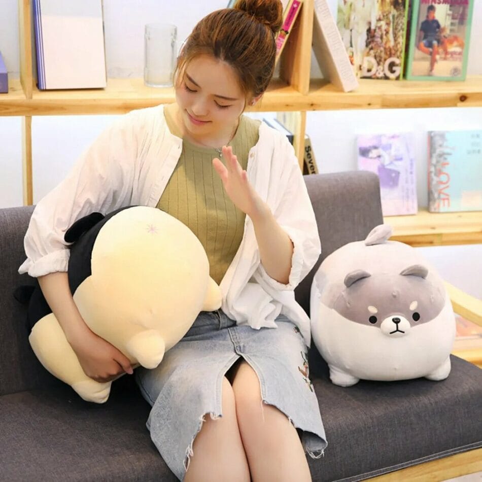 Shiba Inu Kussen Knuffel Ultra Zacht Decoratief Slaapmaatje De Knuffel
