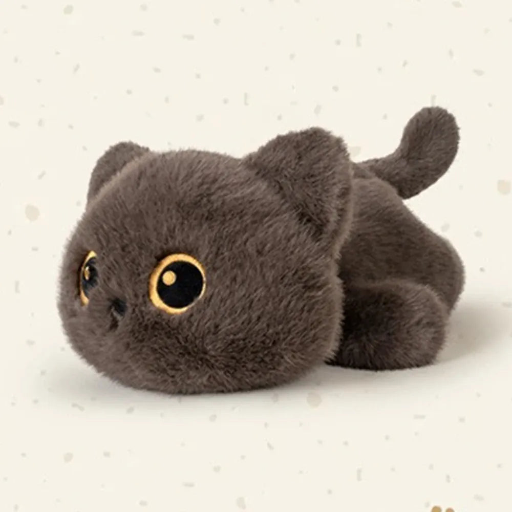 Siamese Kat Knuffel 25 cm | Realistische Pluche Kitten De Knuffel Model C