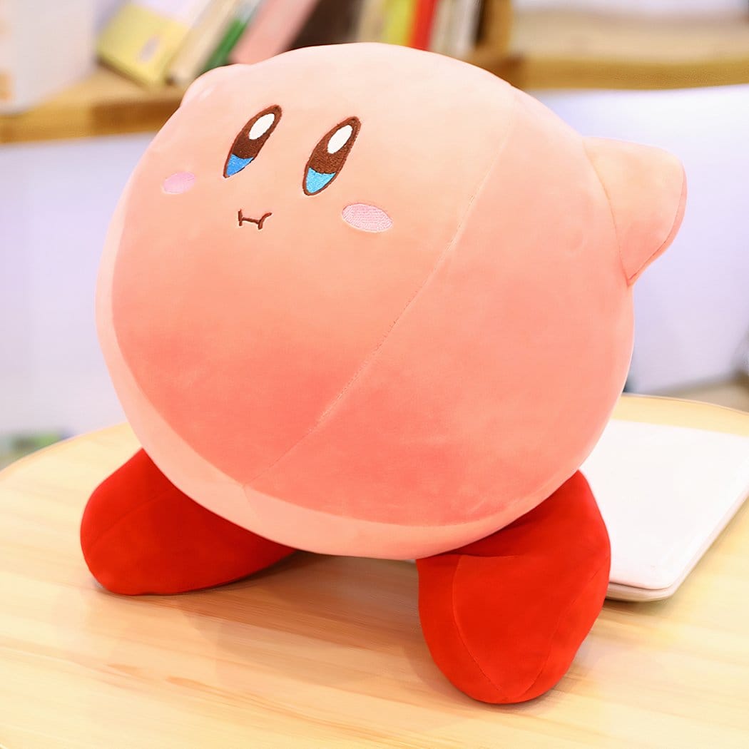 Skattig Knuffel Kirby Hoofd Omhoog 35 Cm Pluche De Knuffel 10cm