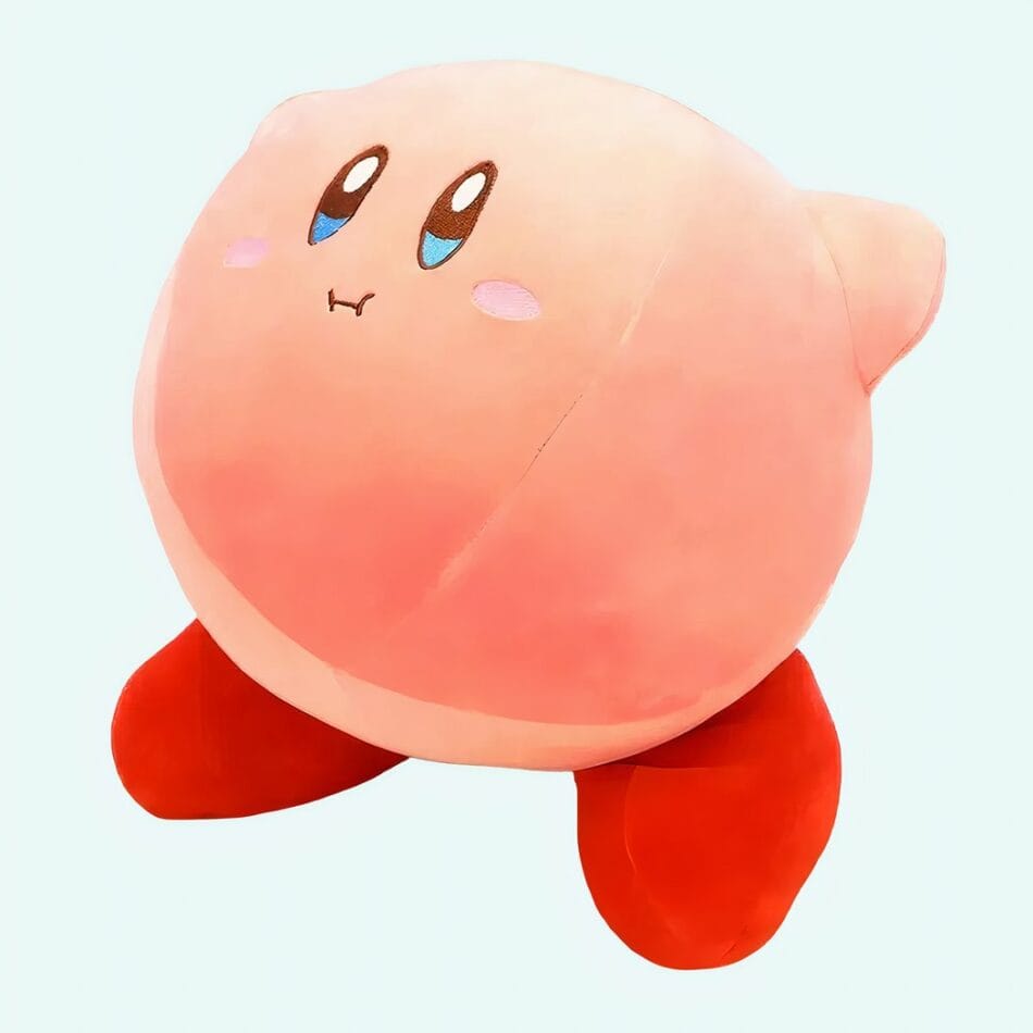 Skattig Knuffel Kirby Hoofd Omhoog 35 Cm Pluche De Knuffel