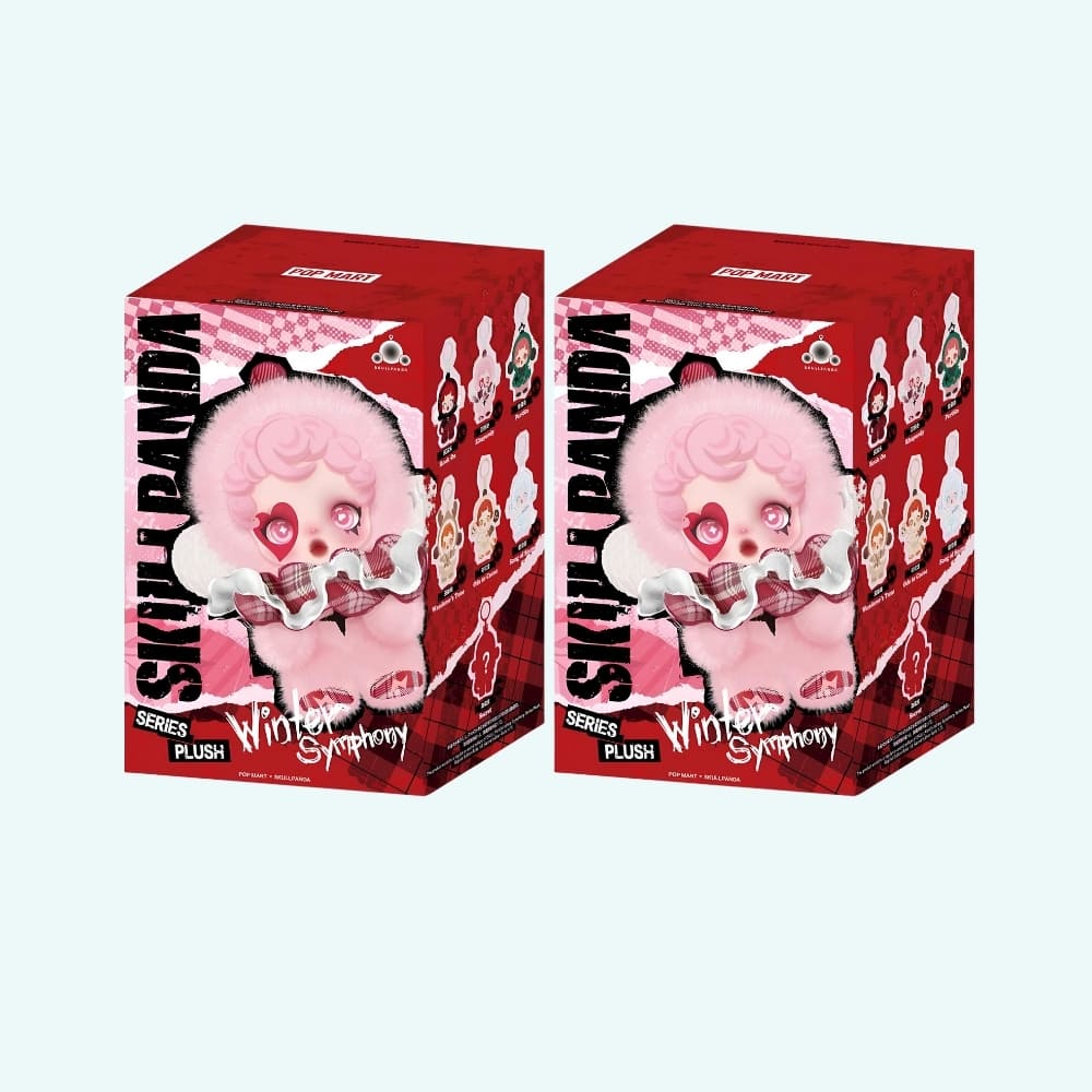 Skullpanda Blind Box Knuffel Winter Symphony Sneeuwwereld De Knuffel set-van-2