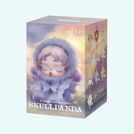 Skullpanda Bloementhema Blind Box Knuffel De Knuffel set-van-1