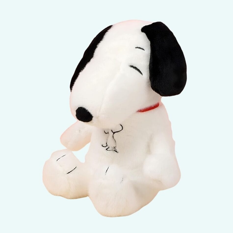 Snoopy Ademend Knuffel Met Nachtlampje En Rustig Licht De Knuffel