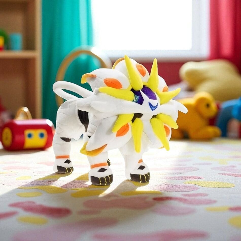 Solgaleo Pokémon Knuffel Legendarische Psy En Staal Met Gouden Staart De Knuffel
