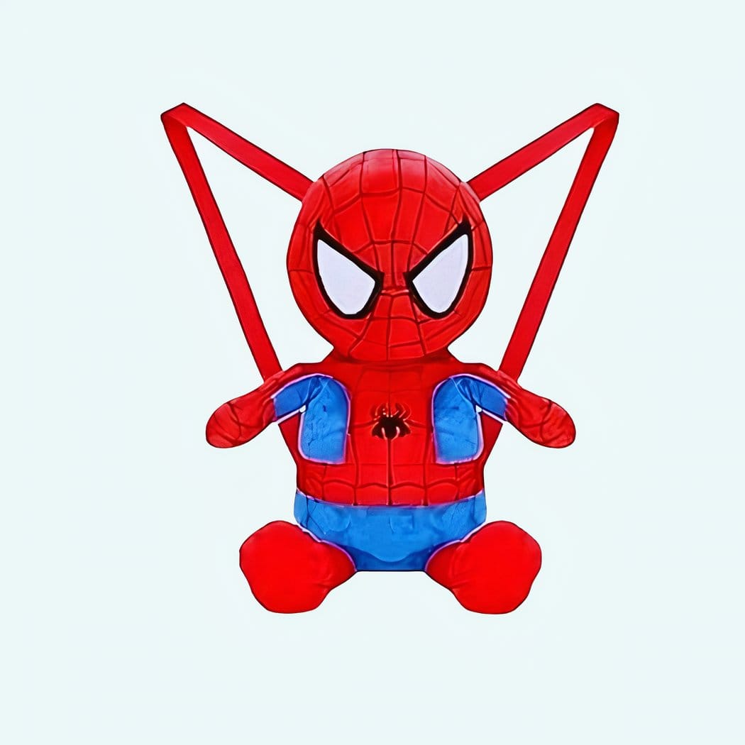 Spiderman Knuffel Rugzak Pluche Schooltas voor Kinderen De Knuffel