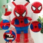 Spiderman Knuffel Rugzak Pluche Schooltas voor Kinderen De Knuffel