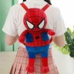 Spiderman Knuffel Rugzak Pluche Schooltas voor Kinderen De Knuffel