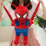 Spiderman Knuffel Rugzak Pluche Schooltas voor Kinderen De Knuffel