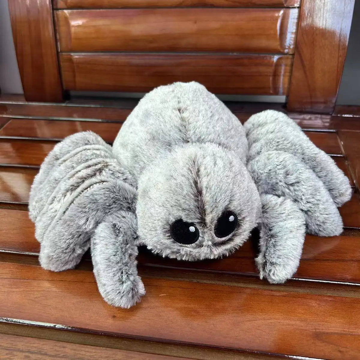 Spin Knuffel Realistisch | Grijze Pluche Spin De Knuffel Grijs