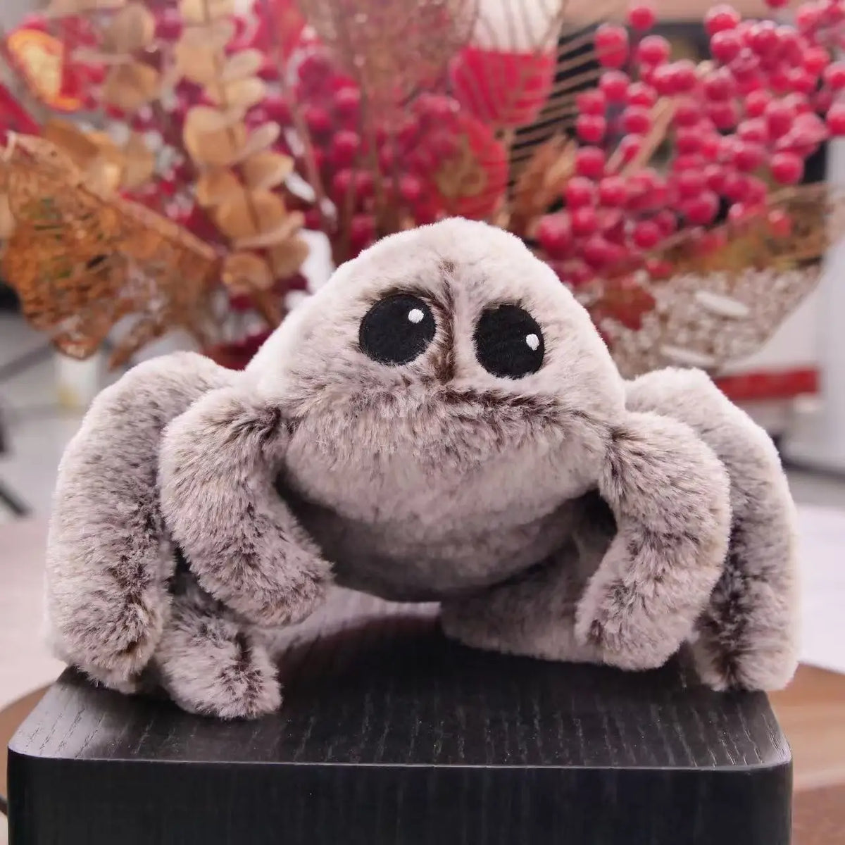 Spin Knuffel Realistisch | Grijze Pluche Spin De Knuffel