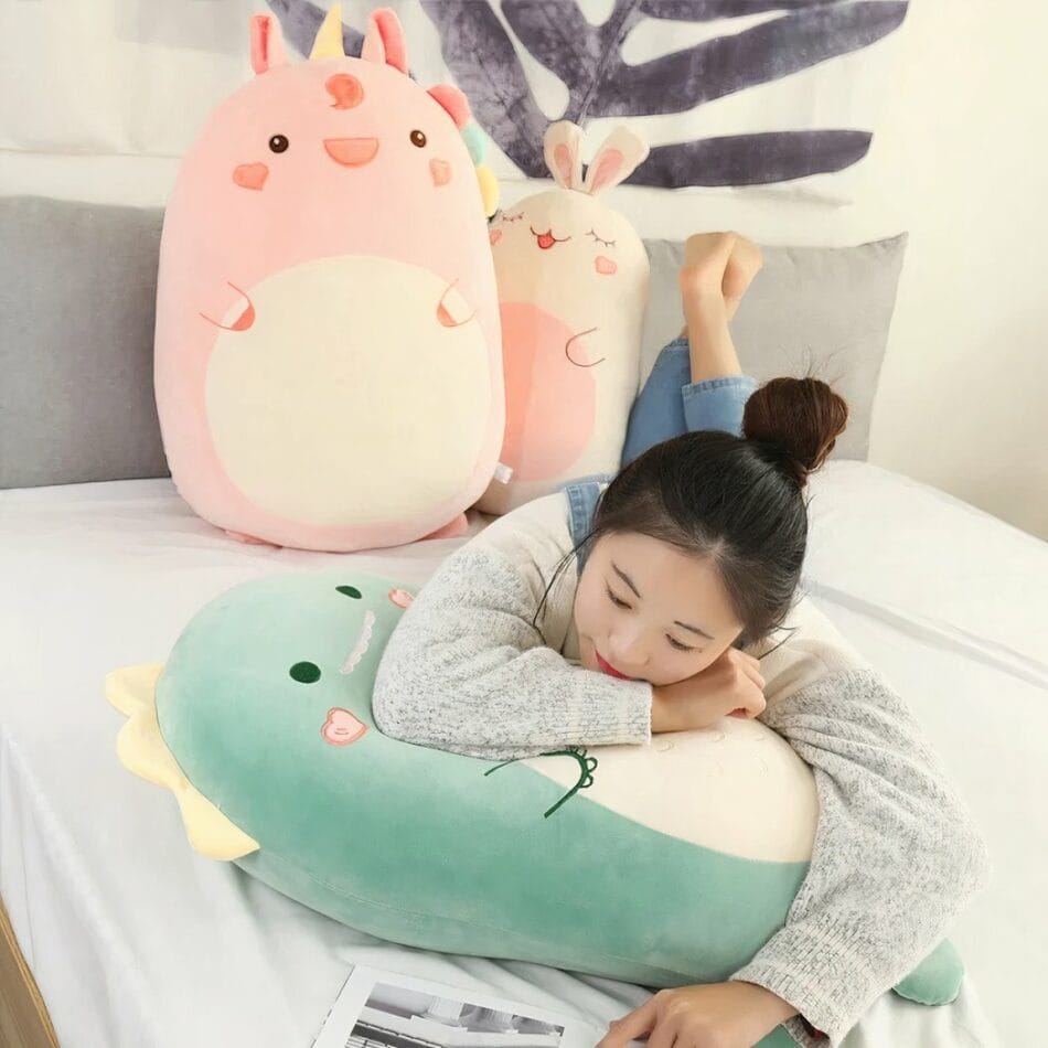 Squishmallow Dinosaurus Knuffel Superzacht Voor Kinderen De Knuffel