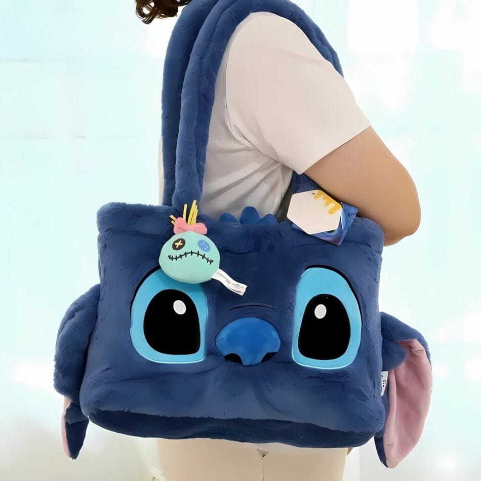 Stitch Hoofd Knuffelsac Groot Zacht Praktisch Disney Ontwerp De Knuffel