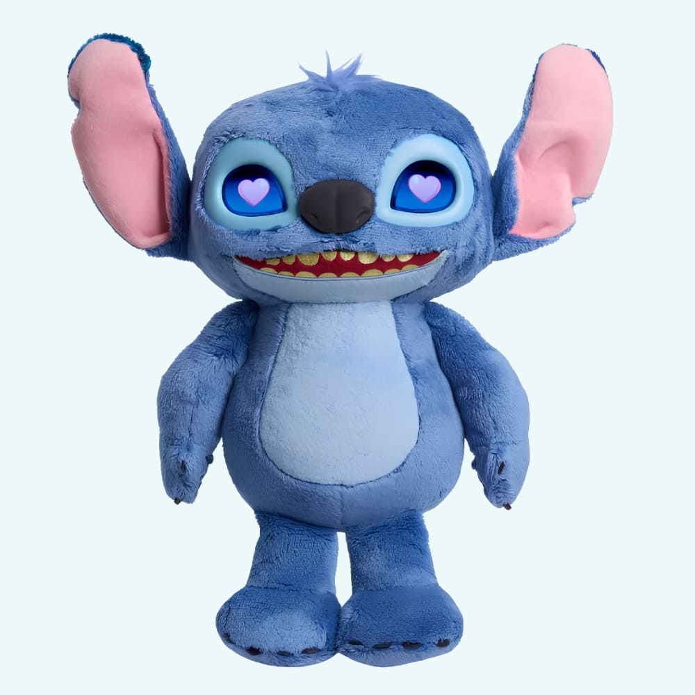 Stitch Interactieve Knuffel met LED Ogen en Emoties De Knuffel