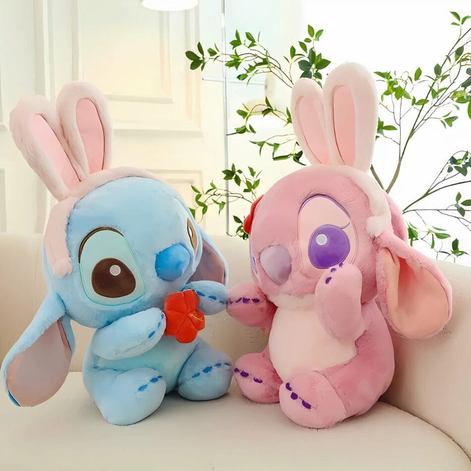Stitch Knuffel Met Konijnenoortjes 40 Cm Disney De Knuffel