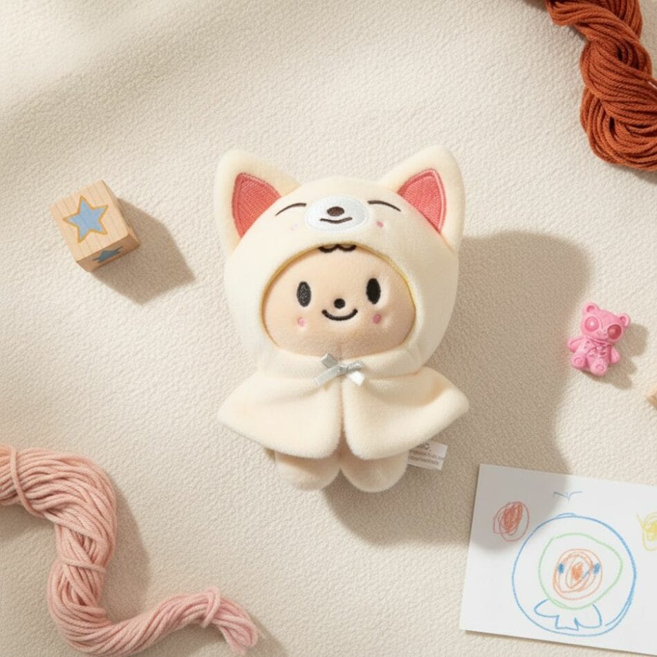 Stray Kids I.N Knuffel Vos In Kawaii Stijl Fandom De Knuffel