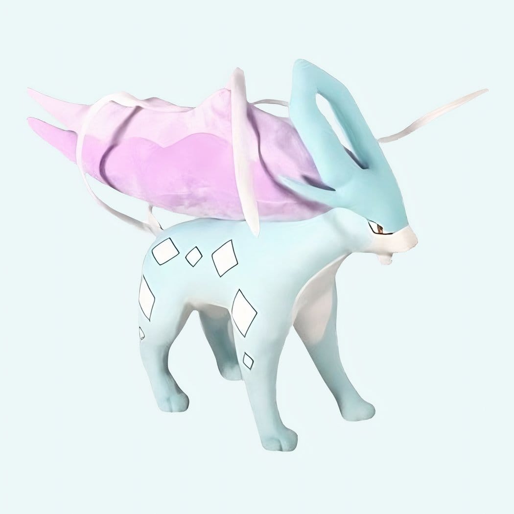 Suicune Knuffel Zachte Korte Pluche Volledig Opgevuld De Knuffel