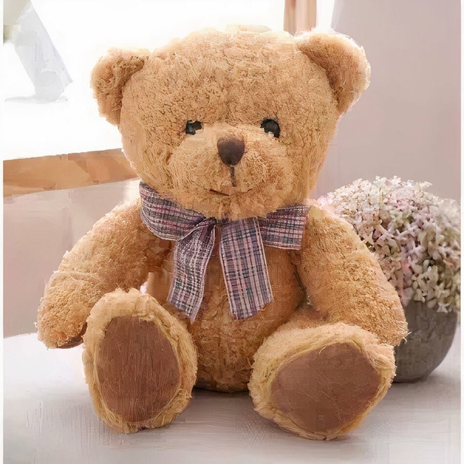 Superzachte Teddybeer van Polaire Stof Knuffelvriend Reizen De Knuffel