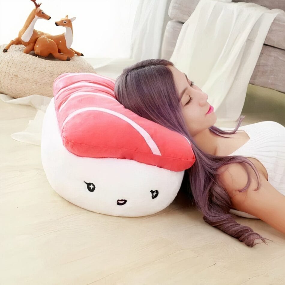 Sushi Knuffel Kussen Zacht en Schattig Kawaii Pluche De Knuffel