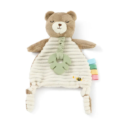 Teddybeer Knuffeldoekje | Babydoekje met Twee Texturen De Knuffel