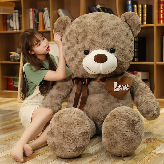 Teddybeer met Hartje 60 cm | Knuffelbeer Love De Knuffel