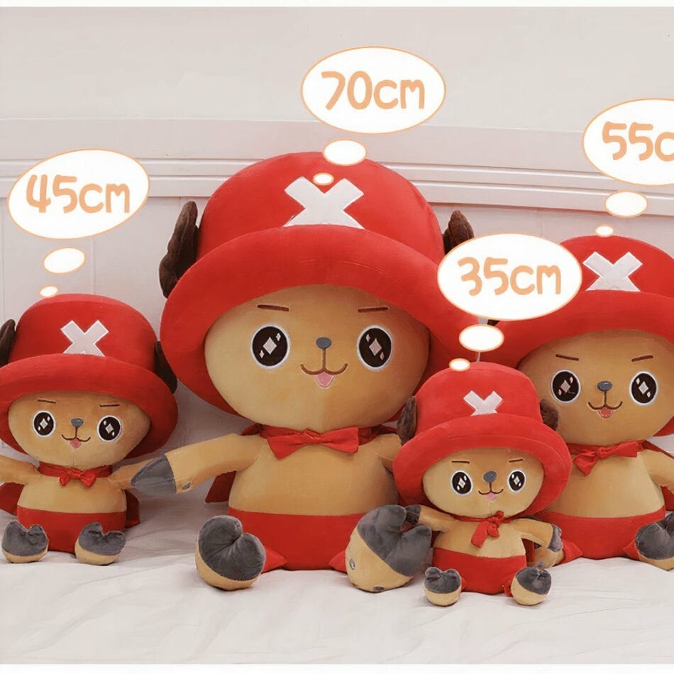 Tony Chopper Knuffel One Piece Zittende Rode 70 cm De Knuffel