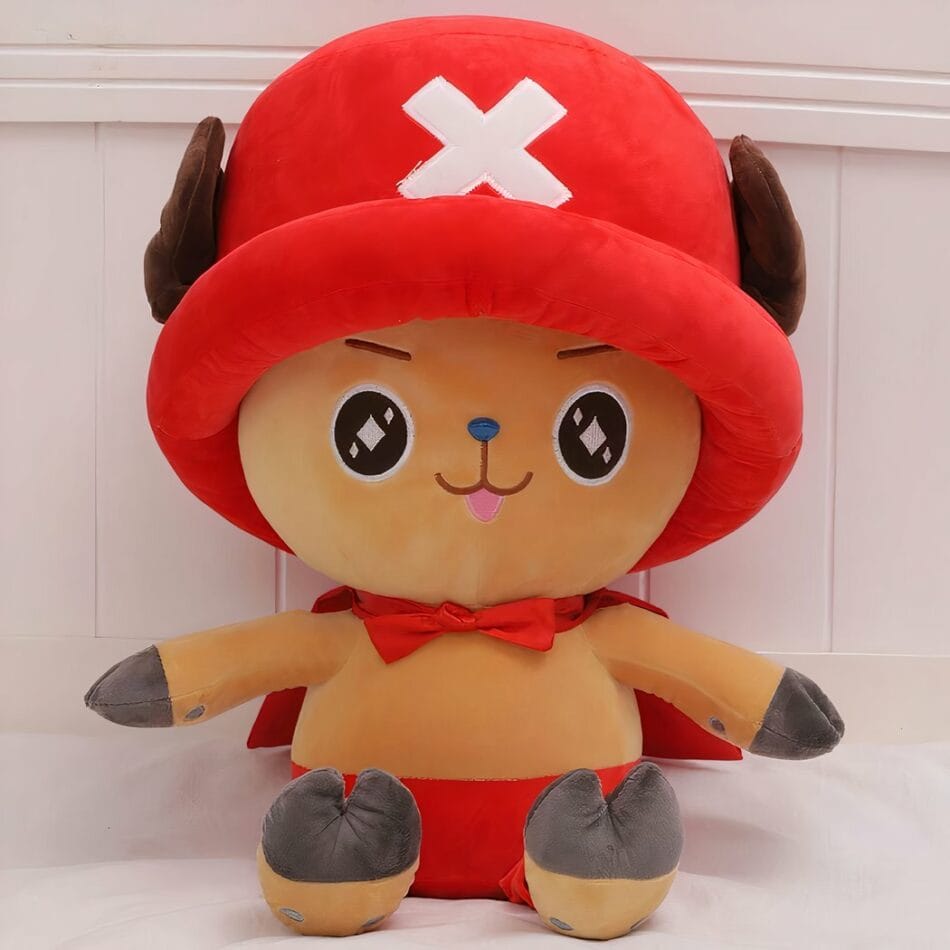 Tony Chopper Knuffel One Piece Zittende Rode 70 cm De Knuffel