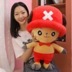 Tony Chopper Knuffel One Piece Zittende Rode 70 cm De Knuffel