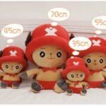 Tony Chopper Knuffel One Piece Zittende Rode 70 cm De Knuffel