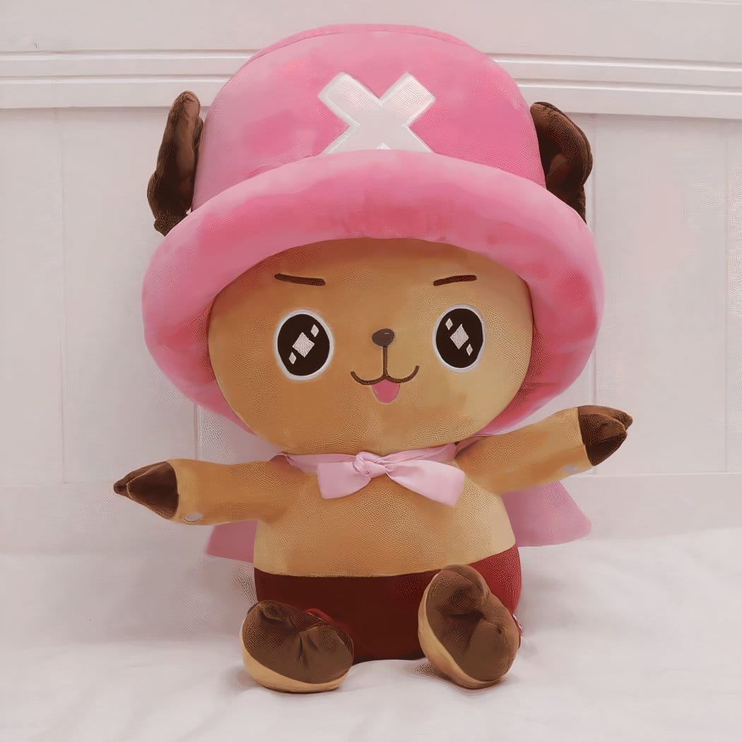 Tony Chopper One Piece Knuffel Roze 70 cm De Knuffel 35cm
