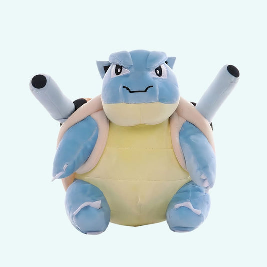 Tortank Knuffel Pokémon met Officieel Franchise Logo De Knuffel