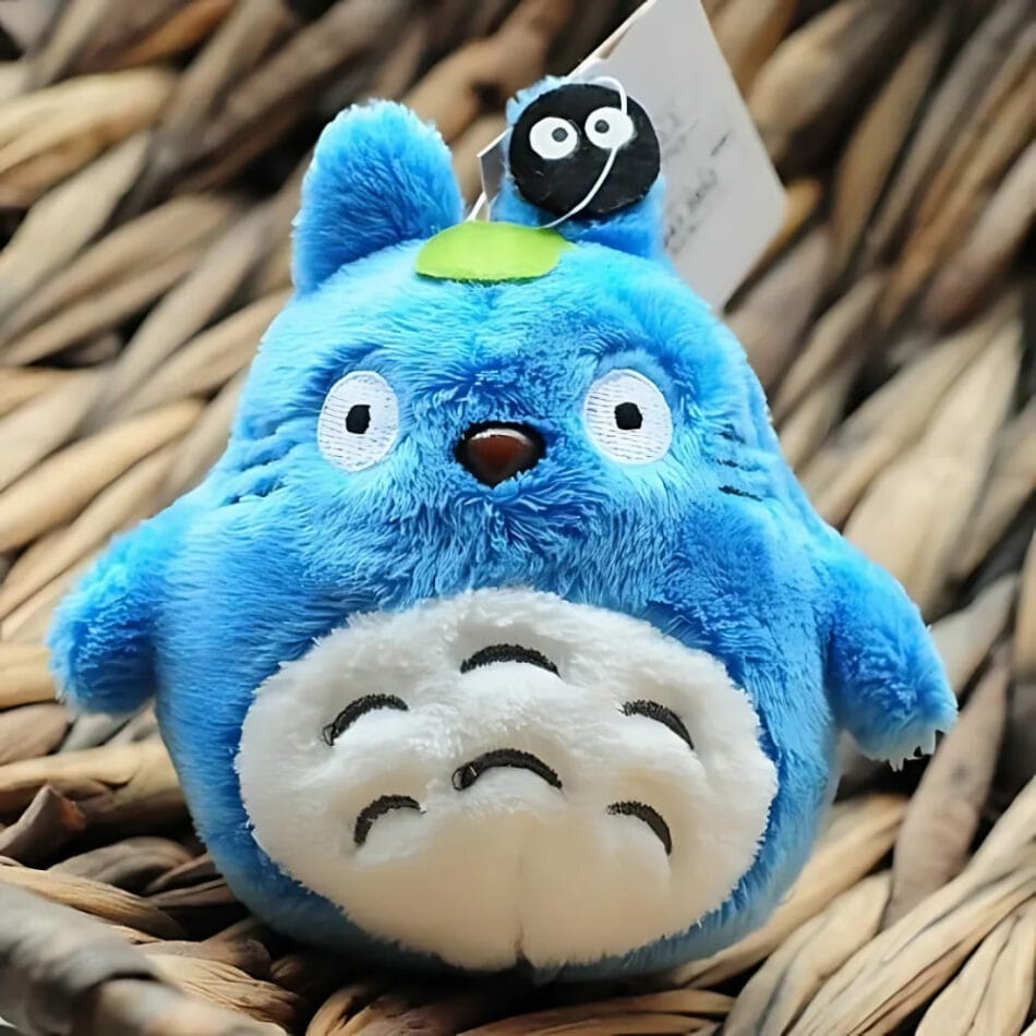 Totoro Knuffel Sleutelhanger Blauw Studio Ghibli 10 cm De Knuffel