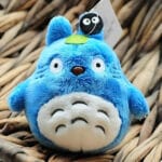Totoro Knuffel Sleutelhanger Blauw Studio Ghibli 10 cm De Knuffel