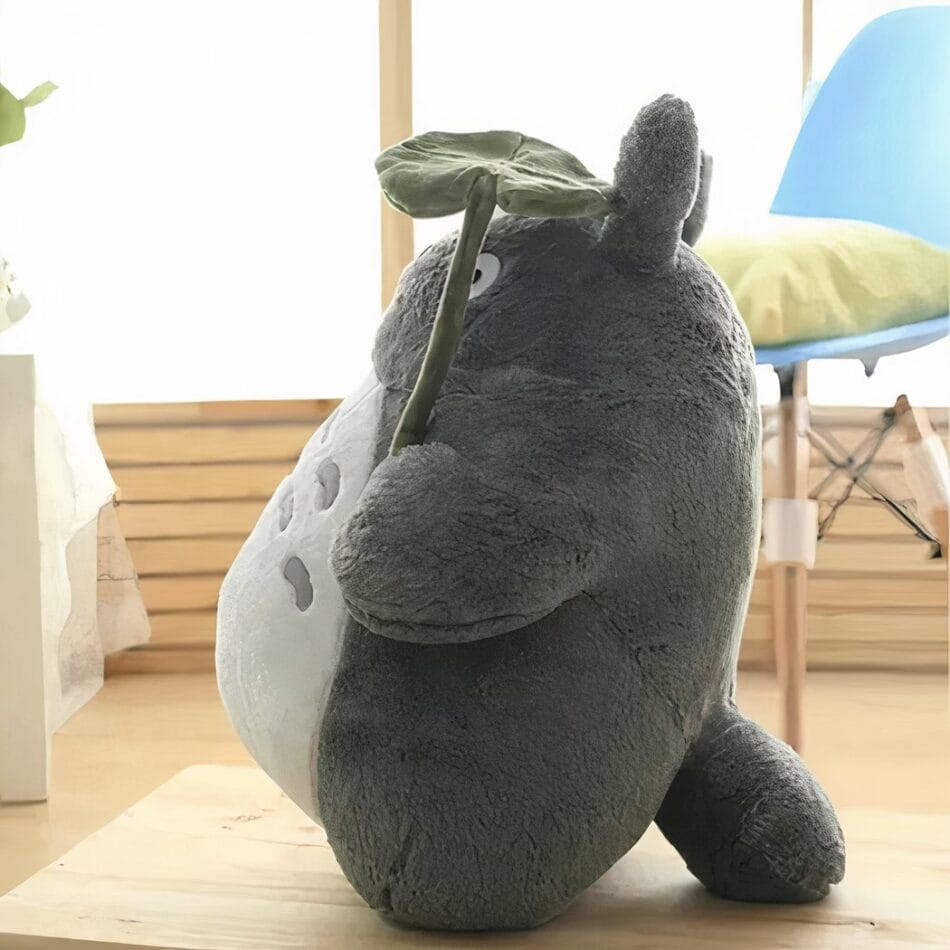 Totoro Knuffel Superzacht Met Lotusblad Paraplu De Knuffel