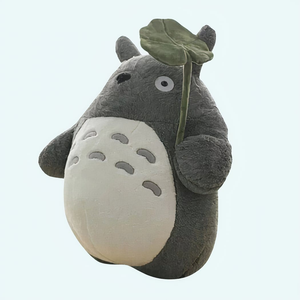 Totoro Knuffel Superzacht Met Lotusblad Paraplu De Knuffel 30cm